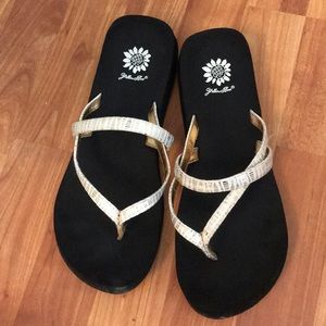 Yellow Box Flip Flops